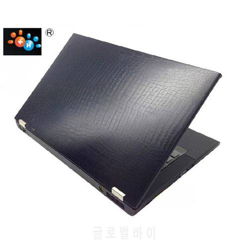 KH Laptop Carbon fiber Crocodile Snake Leather Sticker Skin Cover Guard Protector for Lenovo U410 14