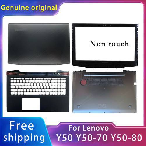 Laptop Accessories For Lenovo Y50 Y50-70 Y50-80 Laptop Lcd Back Cover/Front Bezel/Palmrest/Bottom Case Non Touch AM14R000400