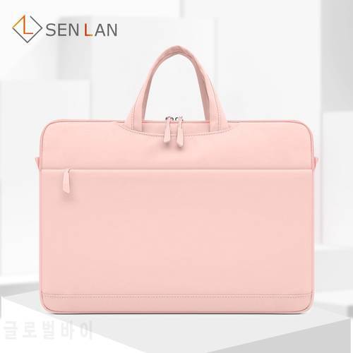 Handbag Waterproof Laptop Bag 14 13.3 15.6 inch Notebook Bag Sleeve For Macbook Case Air Pro Portable Travel Handbag Briefcase