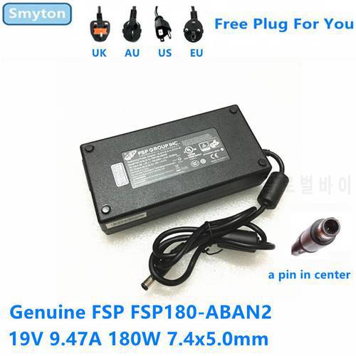 Genuine FSP FSP180-ABAN2 180W Charger 19V 9.47A 7.4x5.0mm with a pin inside FSP180-ABAN1 Laptop Power Supply Adapters