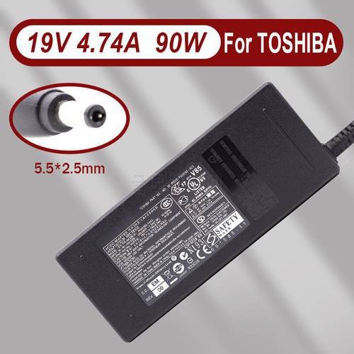 New 19V 4.74A 90W PA3516E-1AC3 5.5X2.5mm Laptop Adapter for Toshiba Satellite M65-S9092 1955-S802 A100-169 A105-S2717 M60-134