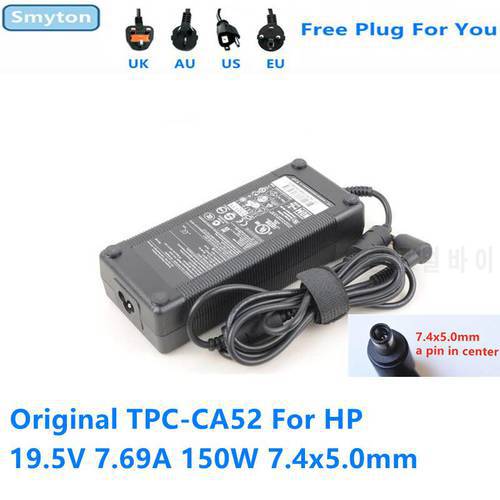 Original TPC-CA52 19.5V 7.69A 150W AC Adapter Charger For HP TPC-DA52 TPC-LA52 Laptop Power Supply