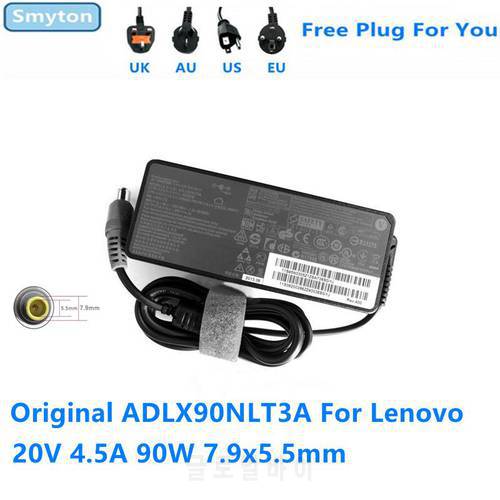 Original 90W AC Adapter Charger For Lenovo 20V 4.5A ADLX90NDT3A ADLX90NLT3A ADLX90NCT3A Laptop Power Supply