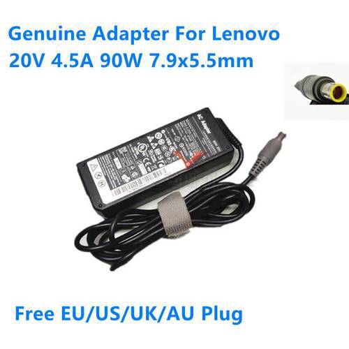 Genuine 20V 4.5A 90W 42T4428 42T4424 42T5292 92P1103 Power Supply AC Adapter For Lenovo Thinkpad 45N0301 45N0305 Laptop Charger