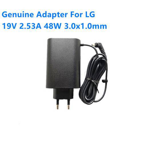 Genuine 19V 2.53A WA-48B19FS ADS-48MSP-19 ADS-48MS-19-2 19048E AC Adapter For LG gram 15Z970 14Z980C Laptop Power Supply Charger