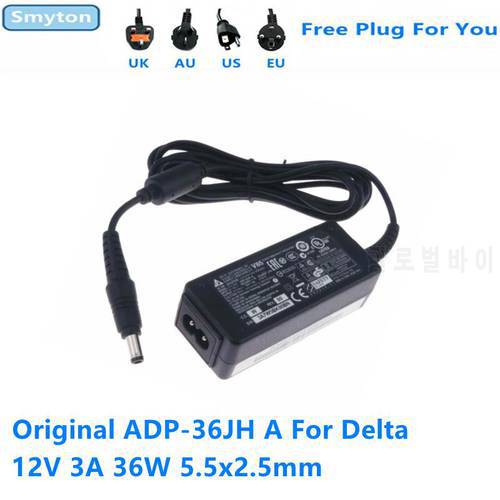 Original AC Adapter Charger For DELTA 12V 3A 36W ADP-36JH A ADP-36JH B ADP-36LH B ADP-36EH C Laptop Monitor Power Supply