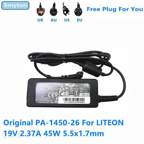 Original AC Adapter Charger For ACER 19V 2.37A 45W LITEON PA-1450-26 Laptop Power Supply