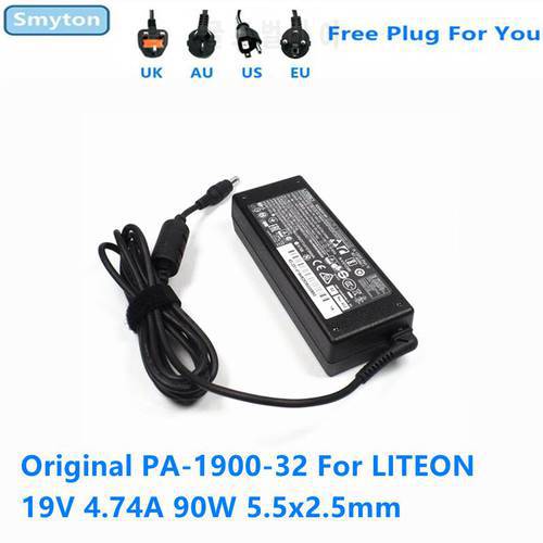 Original AC Adapter Charger For intel NUC 19V 4.74A 90W 5.5x2.5mm LITEON PA-1900-32 Laptop Power Supply