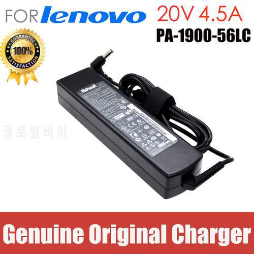 original 20V 4.5A 90W AC Adapter Laptop Charger For lenovo y460 y470 y480 g470 g480 e46a e47a PA-1900-56LC ADP-90DDB