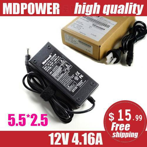 MDPOWER For Universal LCD monitor LCD TVs power adapter 12V 4.16A 50W charger cord