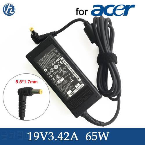 AC Laptop Adapter 19V 3.42A 65W Power Charger for Acer Aspire ES1-512-C4FR ES1-512-C5YW ES1-512-C88M ES1-512-C8XK ES1-512-P9GT