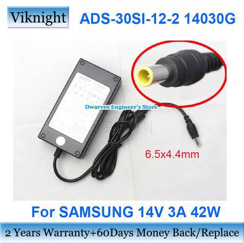 Genuine ADS-30SI-12-2 14030G Power Adapter For SAMSUNG SYNCMASTER LTM1555 S22A100N S20A350B P2770 PA30N AP04214-UV C24F 14V 3A