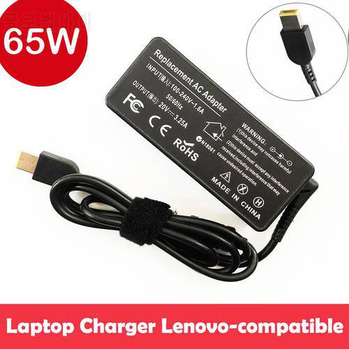 GENUINE 65W 20V 3.25A Laptop AC Adapter Charger Power Supply for Lenovo S21e-20 80M4004FUS 80M4004GUS 80M4002JUS 80M4000PUS
