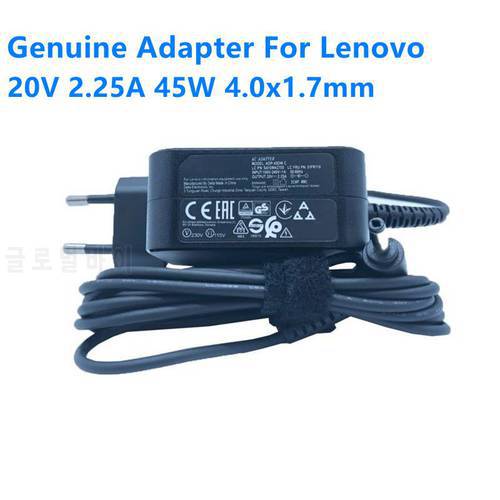 Genuine 20V 2.25A 45W ADP-45DW C A K ADL45WCA PA-1450-55LN AC Adapter For Lenovo CHROMEBOOK YOGA Laptop Power Supply Charger