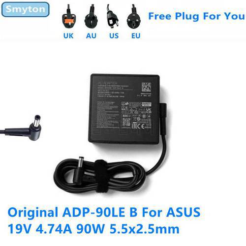 Original AC Adapter Charger For ASUS 19V 4.74A 90W ADP-90LE B Laptop Power Supply