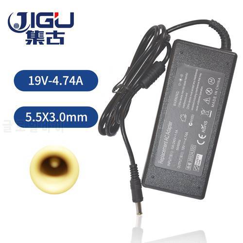JIGU Wholesale AC Adapter Charger Power Supply 19V 4.74A 5.5*3.0mm 90W For samsung Laptop R453 R518 R410 R429 R439
