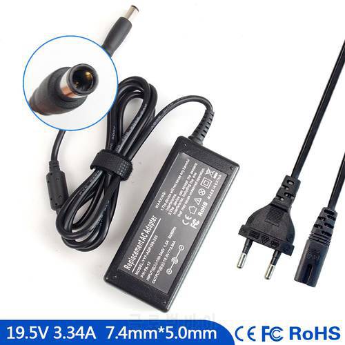 19.5V 3.34A Notebook Ac Adapter Charger for Dell 492-BBKH O4H6NV OJNKWD O5UO92 O928G4 OY1H45 OCM164 0HN662 P2314T ODK138 0Y1H45