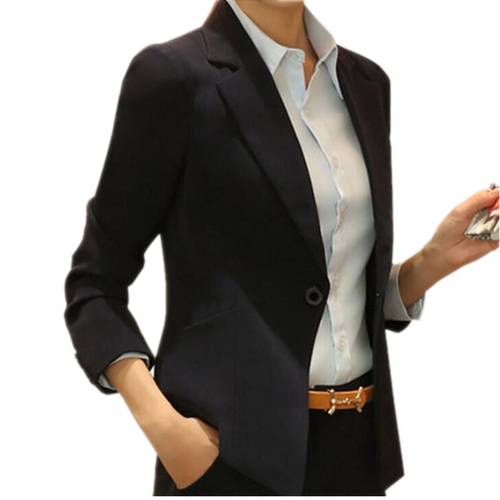 2021 New Fashion Spring Women Blazers Long Sleeve Work Wear Casual Female Blazers Slim Fit Suits For Women LY343