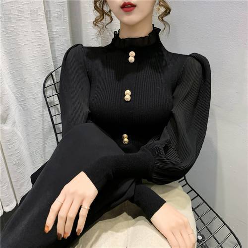 Cardigan Sweater Women&39s Autumn Winter Casual Vintage V Neck Cardigans Button Long Sleeve Loose Female Knitted Sweaters Top