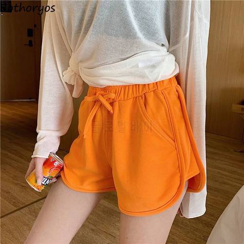 Casual Shorts Women Stylish S-3XL Simple Solid Basic Classic Sexy Breathable Trousers Female A-line Ins Fashion Loose 5 Colors