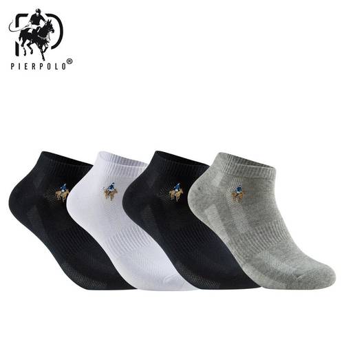 10 Pairs High Quality Cotton Men Socks Mesh Breathable Short Men&39s Gifts Business Leisure Sports Male Ankle Sock Plus Size 43-46