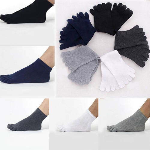 One Pair 2019 Men Womens Solid Casual Short Socks Sports Ideal For Five 5 Finger Toe Shoes Fashion Hot Sale