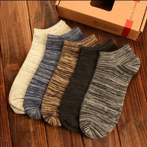 10pcs=5Pairs Women Men Socks Casual Boat Low Cut Summer Style Solid Color Short Ankle Socks New