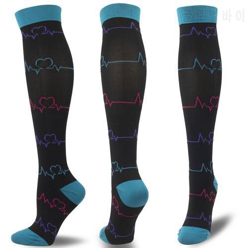 Compression Socks Graduated Pressure Stockings Athletic & Medical For Men & Women Nurse Running Crossfit Fitness Flight Travels