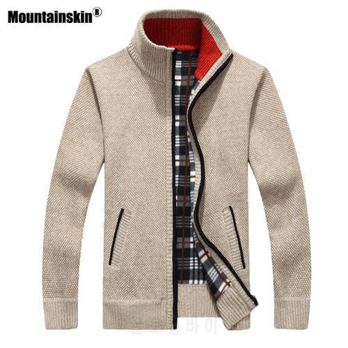 Mountainskin Men&39s Sweaters New Autumn Winter Warm Pullover Thick Cardigan Coats Mens Brand Clothing Male Casual Knitwear SA842