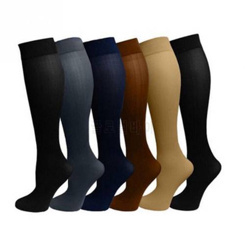 Unisex Medical Compression Socks Women Men Pressure Varicose Veins Leg Relief Pain Knee High Stockings Socks Men 1Pair New Hot