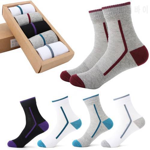 5 Pairs High Quality Men Socks Breathable Riding Bicycle Classic Business Men&39s Socks Summer Winter Thermal Short Sock Meias Sox