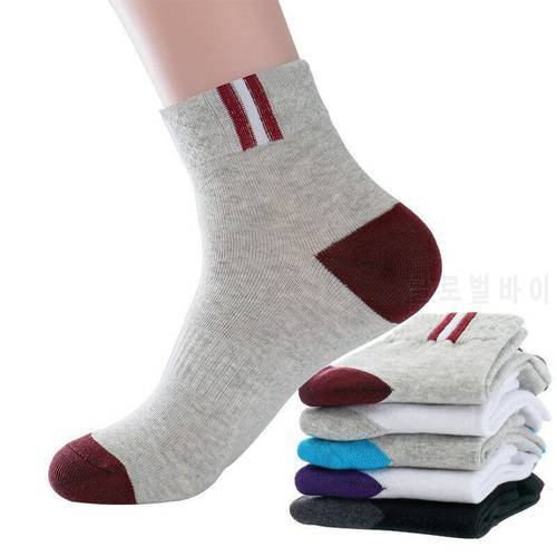 5pair=10pcs Men&39s Casual long Sock Soft Breathable Cotton Sports Socks Mens Socks Boy Comfortable Breathable Tube Socks