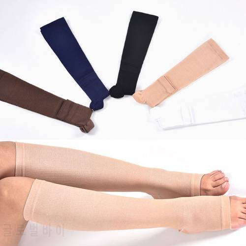 Women Men Unisex Open Toe Knee High Socks Leg Support Warmer Relief Pain Therapeutic Anti-Fatigue Sport Compression Stockings