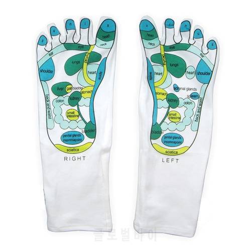 Newly Reflexology Socks Single Toe Design Far East Healing Principles Sock