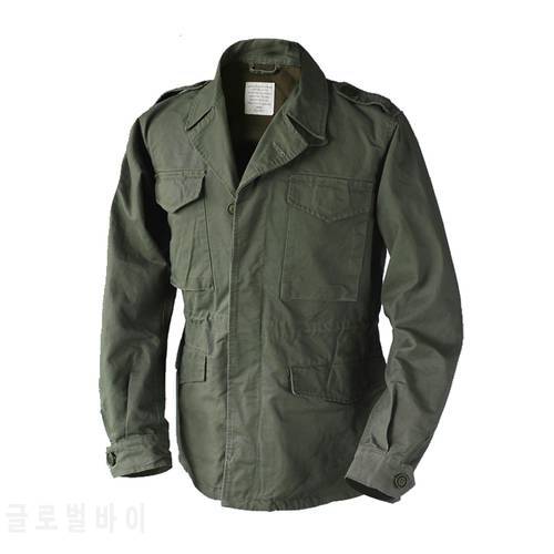 WW2 Reproduction US Army M-43 Field Jacket Vintage Men&39s Military Uniform M65 Trench
