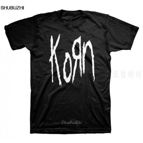 Awesome T Shirts Top Men Black Korn Old School O-Neck Short-Sleeve T Shirt sbz3522