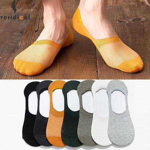 Summer Breathable No Show Socks Cotton Man Mesh Colorful Thin Soft Elastic Endurable Deodorant,Invisible Ankle Socks Hot Sell