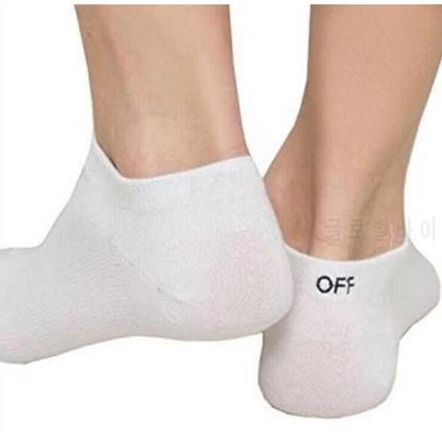 Men&39s Fashion Solid Color Harajuku Letter Print Off Short Ankle Comfortable Casual funny unisex Socks