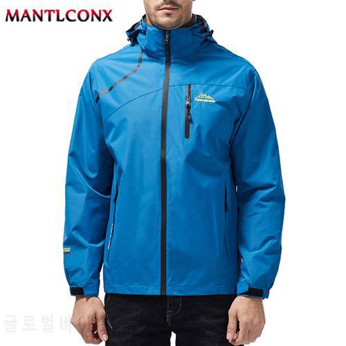MANTLCONX Spring New Waterproof Jacket Men Coat Outdoor Hooded Windbreak Men&39s Jacket Male Coat Autumn Fashion Clothing Brand