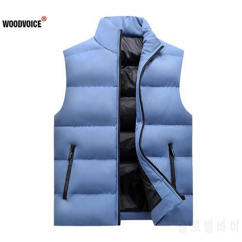 WOODVOICE Brand Men&39s Vest Sleeveless Jacket Fashionable and Cotton Warm Slim Sleeveless Jacket Men&39s Vest Chaleco Para Hombres