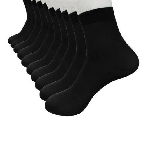 10pairs Bamboo Fiber Socks Men Casual Business Anti-bacterial Breatheable Men&39s Casual Athletic Thin Cut Short Sokken Size