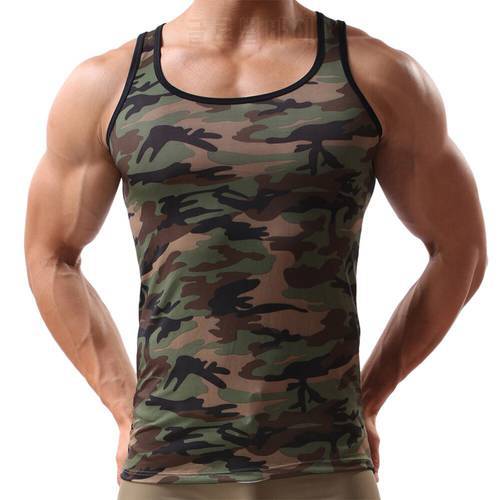 KANCOOLD Men&39s Tank Top Military Sleeveless Men&39s Camouflage Vest Sportswear Tank Top Summer Sport breathable gym clothing