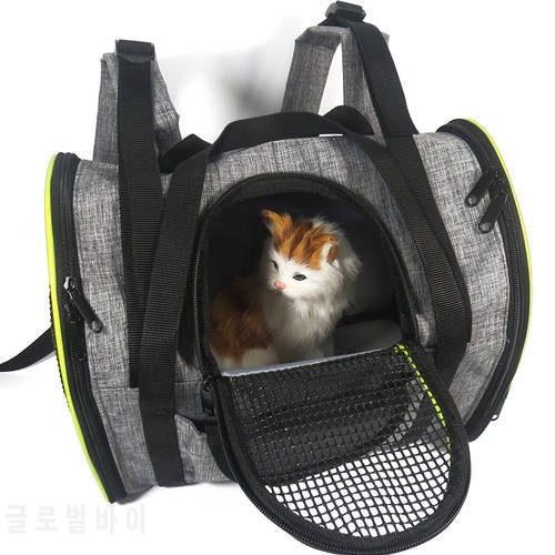 Breathable Outdoor Pet Dog Carrier Bag Pet Backpack Pet Carrier Bag Folding Dog Cat Out Bag Portable Shoulder Bag Pet Supplies