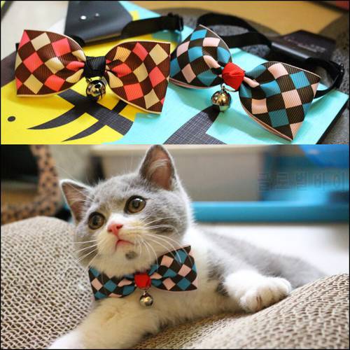 [MPK Cat Collars] Diamond Pattern Cat Collar, Cat Bow Tie and Neck Ties Available