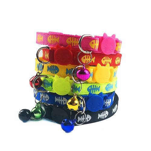Yorkies Accessories Yaka Pet Products For Dog Charms Collar Isabelino Gato Collier Pour Chat Cat Collar With Bell Kitten Puppy