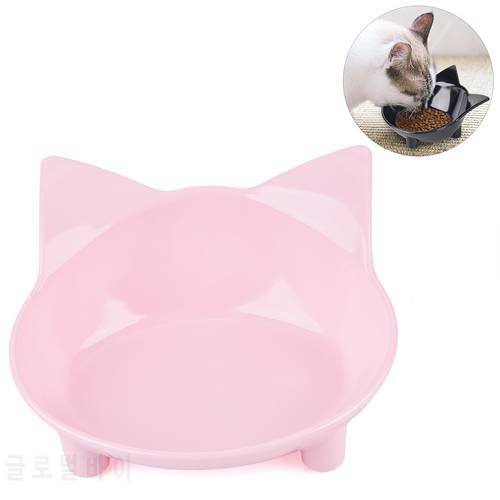 New Cat-Shaped Pet Cat Single Bowl Cat Food Bowl Anti-Slip Multi-Purpose Pet Feeding Bowl Cat Water Bowl Pet Household Supplies
