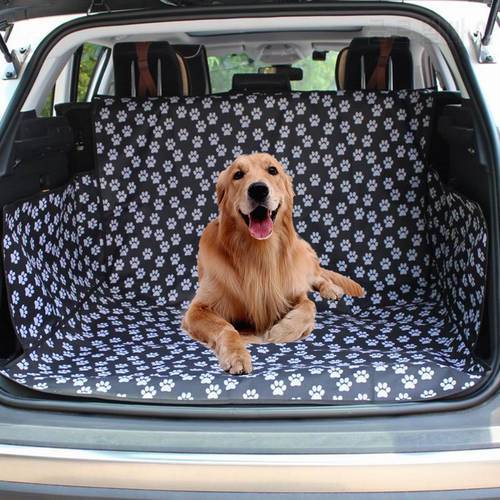 Pet Carriers Dog Car Seat Cover Trunk Mat Cover Protector Carrying For Cats Dogs transportin perro autostoel hond