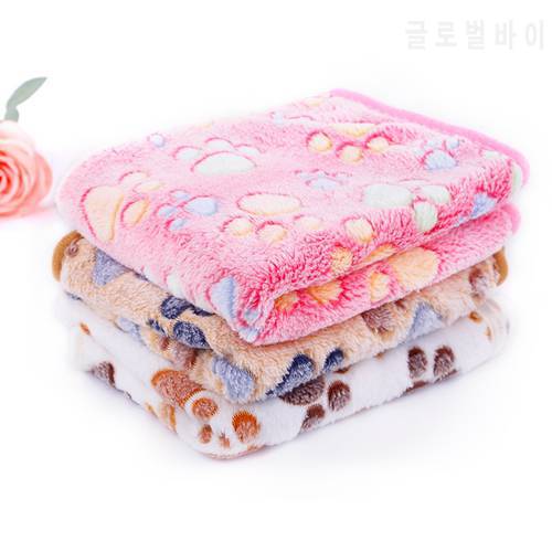 2022 Warm Winter Dog Bed Blanket Coral Fleece Soft Touch Large Size Printed Cat Sleeping Quilt Mats Home Decoration Pet Products