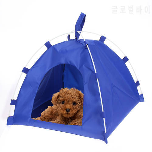 Dog Cage Dog House Kennels Waterproof Oxford Dog Cat Tent Soft Comfortable Folding Bed Portable Cute Animal Nest Pet Products