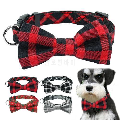 Fashion Bowtie Puppy Dog Collar Gentleman Bowknot Kitten Cat Collars Adjustable For Small Medium Cats Dogs Chiahuahua